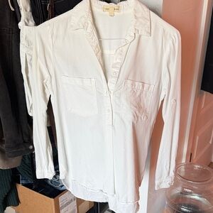 Tencel white shirt EUC